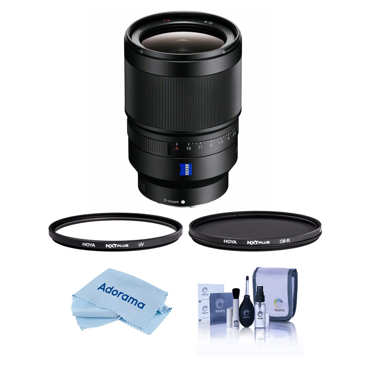 

Sony Distagon T* FE 35mm f/1.4 ZA Lens for Sony E with 72mm UV+CPL Filter Kit