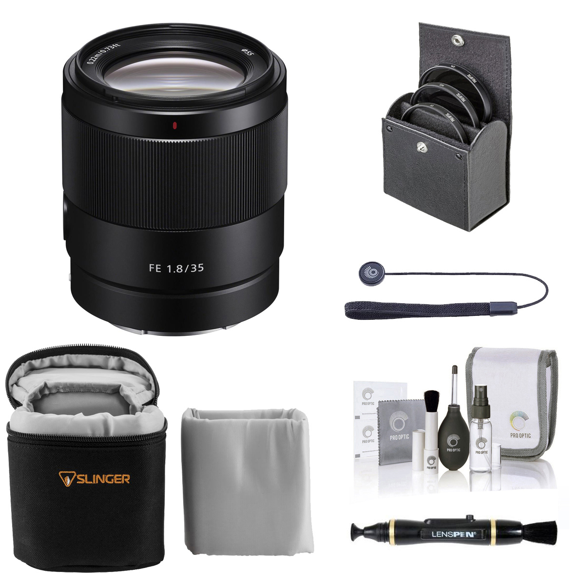 

Sony FE 35mm f/1.8 Lens for Sony E with Essentials Kit