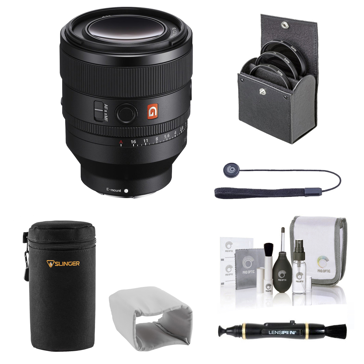 

Sony FE 50mm f/1.2 G Master Lens with Accessories Kit