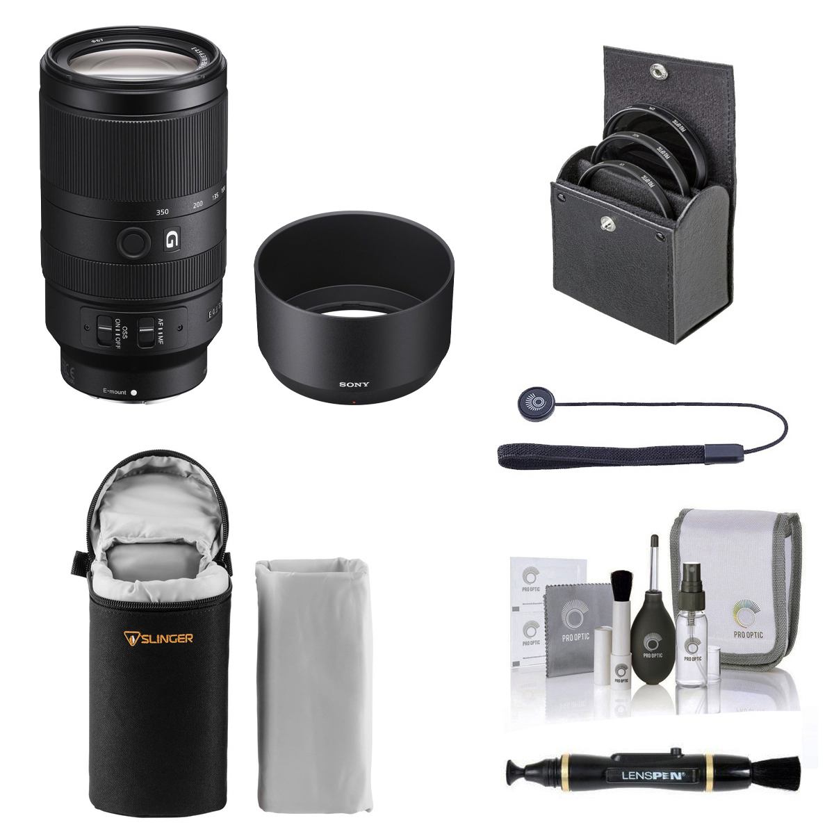 

Sony E 70-350mm f/4.5-6.3 G OSS Lens with Essentials Kit