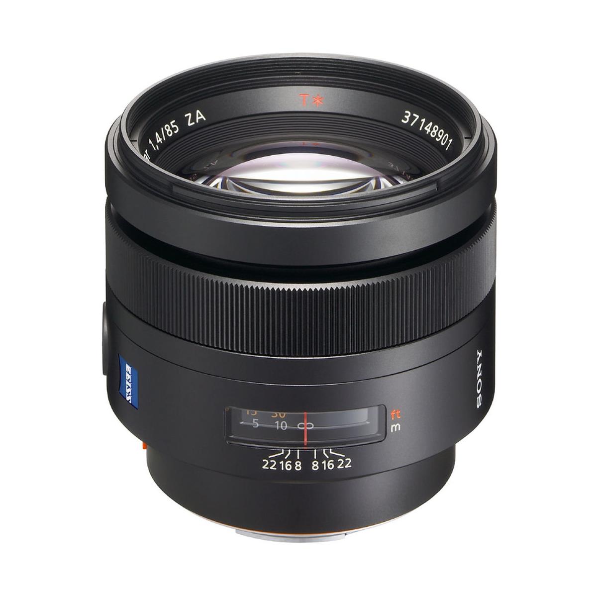 Image of Sony 85mm f/1.4 Planar T* Carl Zeiss A-Mount Lens