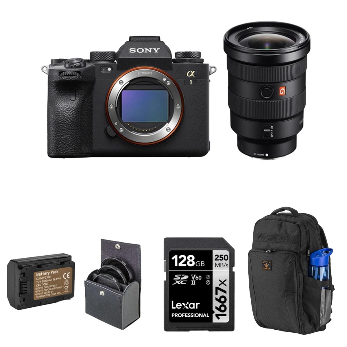 Image of Sony Alpha a1 Mirrorless Camera with FE 16-35mm f/2.8 GM Lens &amp; Essentials Kit