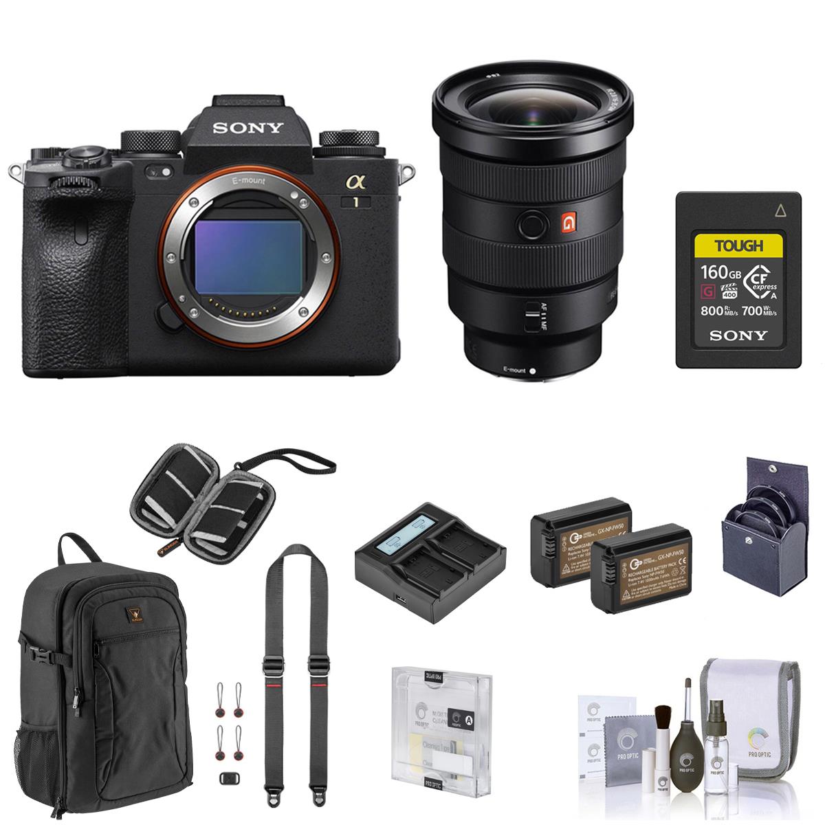 Image of Sony Alpha a1 Mirrorless Camera with FE 16-35mm f/2.8 GM Lens &amp; Accessory Kit