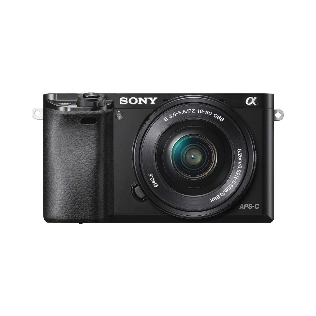 Sony Alpha a6000 Mirrorless with 16-50mm OSS Lens, Black