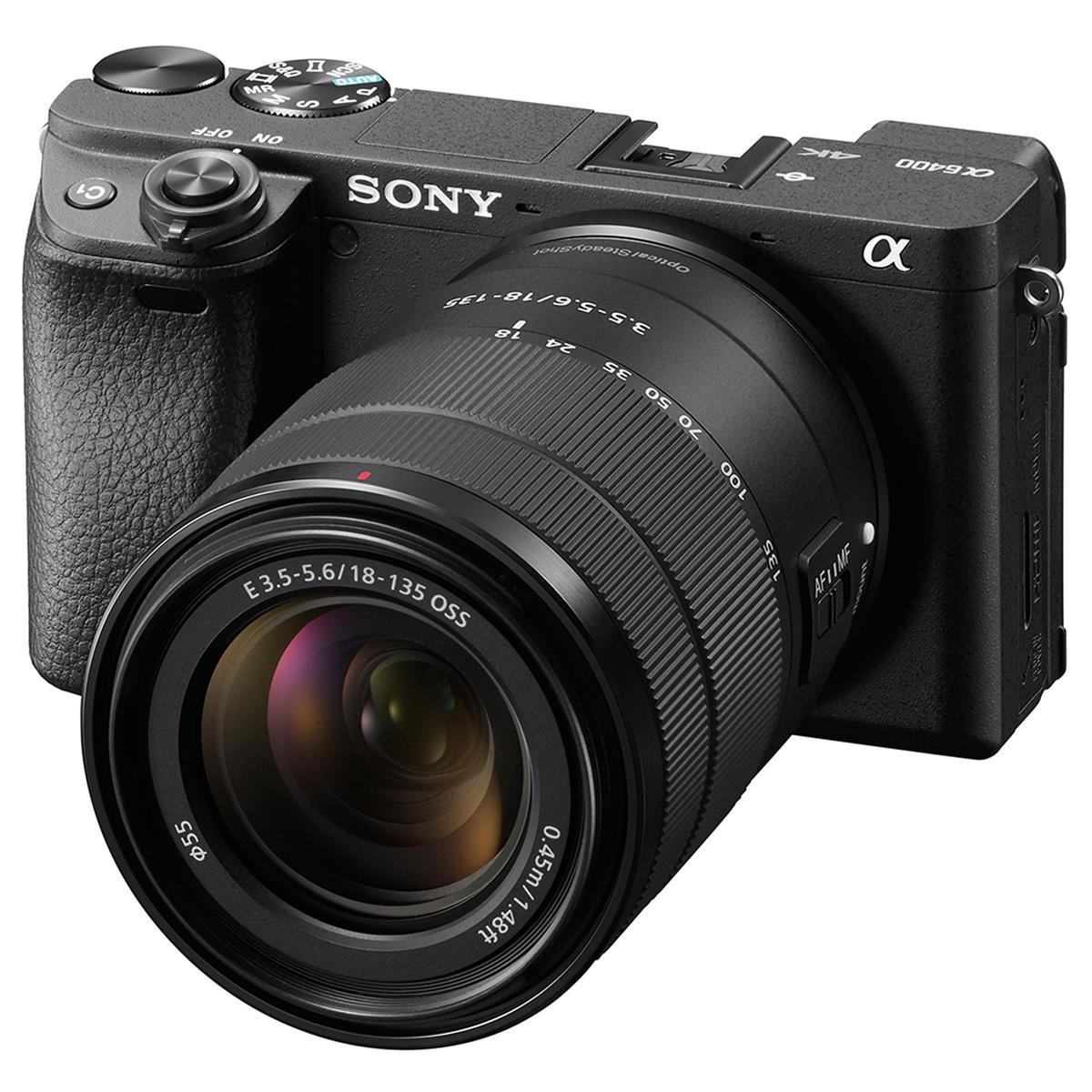 Sony Alpha a6400 Mirrorless Digital Camera with 18-135mm f/3.5-5.6 OSS Lens