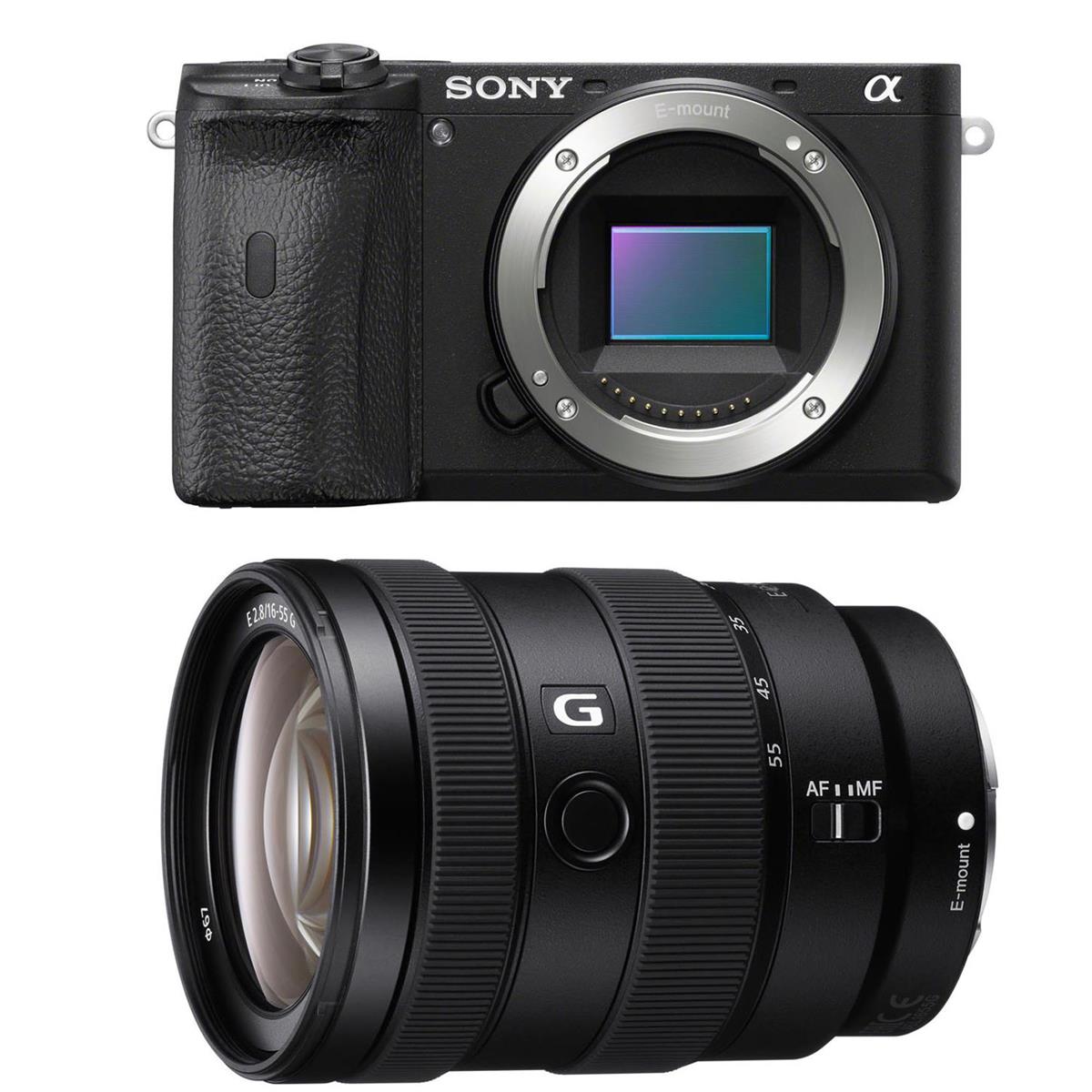 Sony Alpha a6600 Mirrorless Digital Camera Body With Sony E 16-55mm f/2.8 G Lens