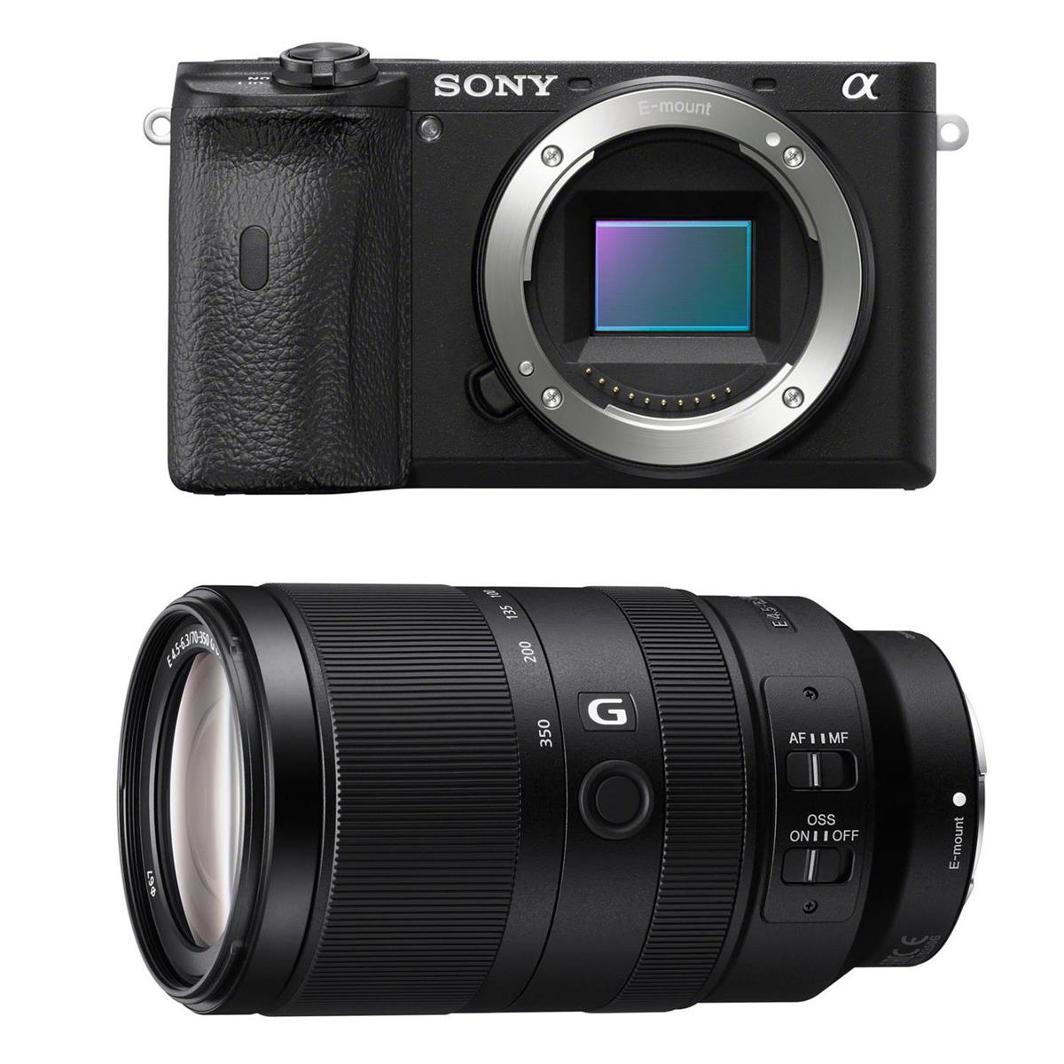 Sony Alpha a6600 Mirorless Digital Camera W/Sony E 70-350mm f/4.5-6.3 G OSS Lens
