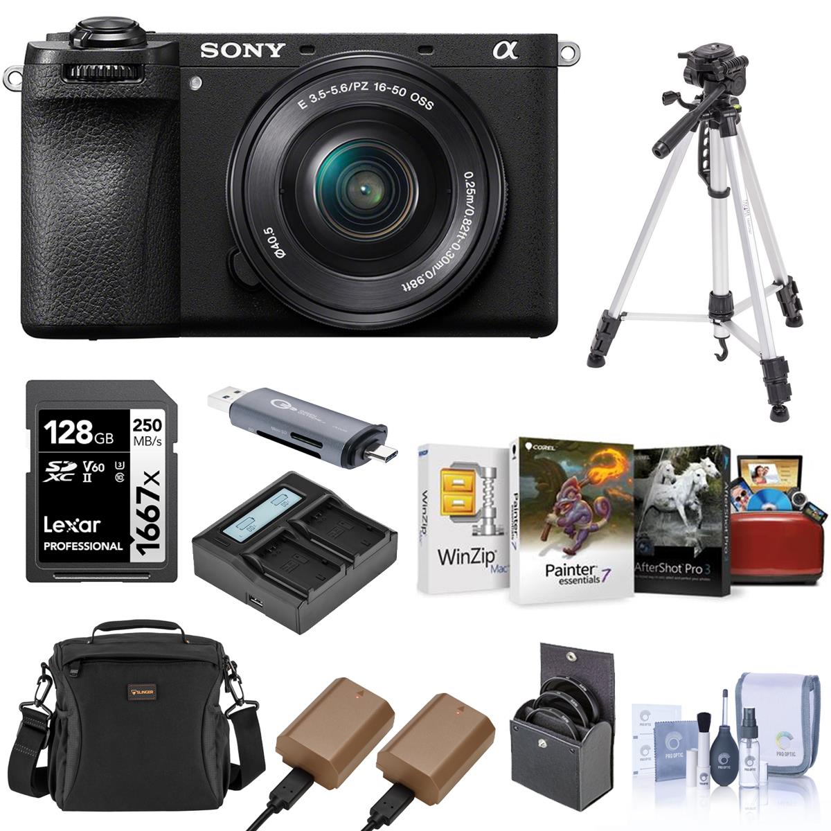 Image of Sony Alpha a6700 Camera with E PZ 16-50mm f/3.5-5.6 OSS Lens and Accessory Kit