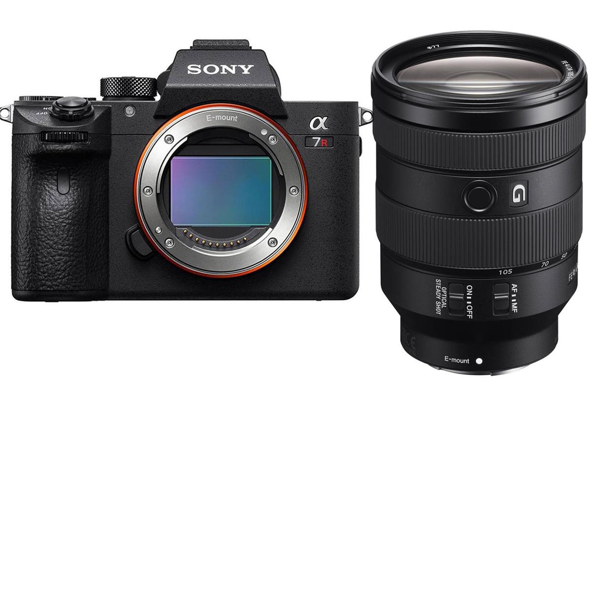 Image of Sony Alpha a7R III Mirrorless Camera (V2) with FE 24-105mm f/4 G OSS Lens