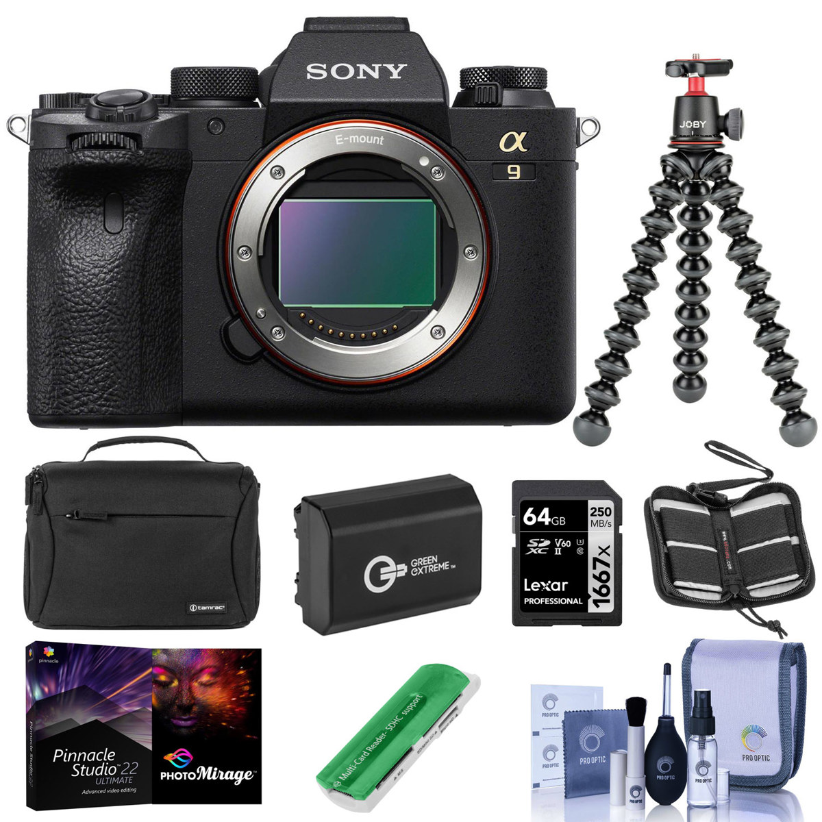 

Sony Alpha a9 II Mirrorless Digital Camera Body - With FRee Pro PC Accessory Kit