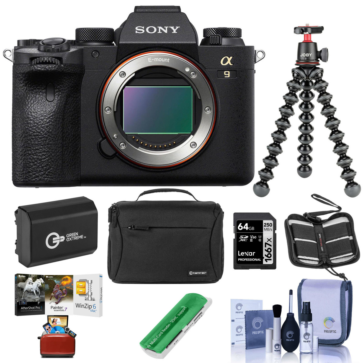 

Sony Alpha a9 II Mirrorless Digital Camera Body - With FRee Mac Accessory Kit