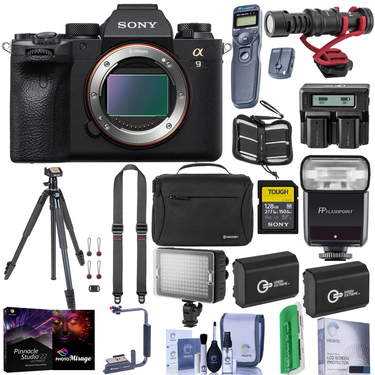 

Sony Alpha a9 II Mirrorless Digital Camera Body - With PRO Accessory Kit