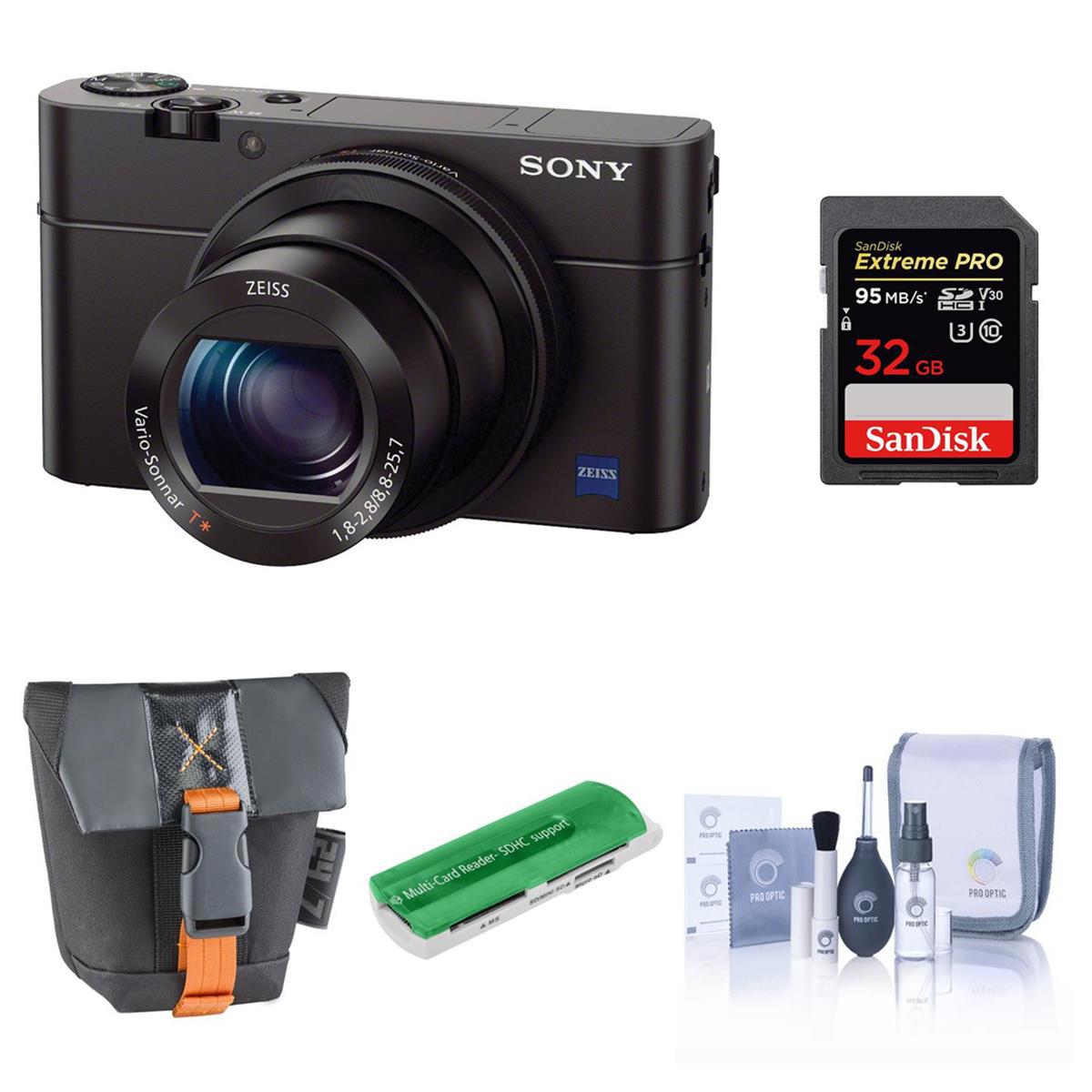 

Sony Cyber-Shot DSC-RX100 III Digital Camera and Accessory Kit