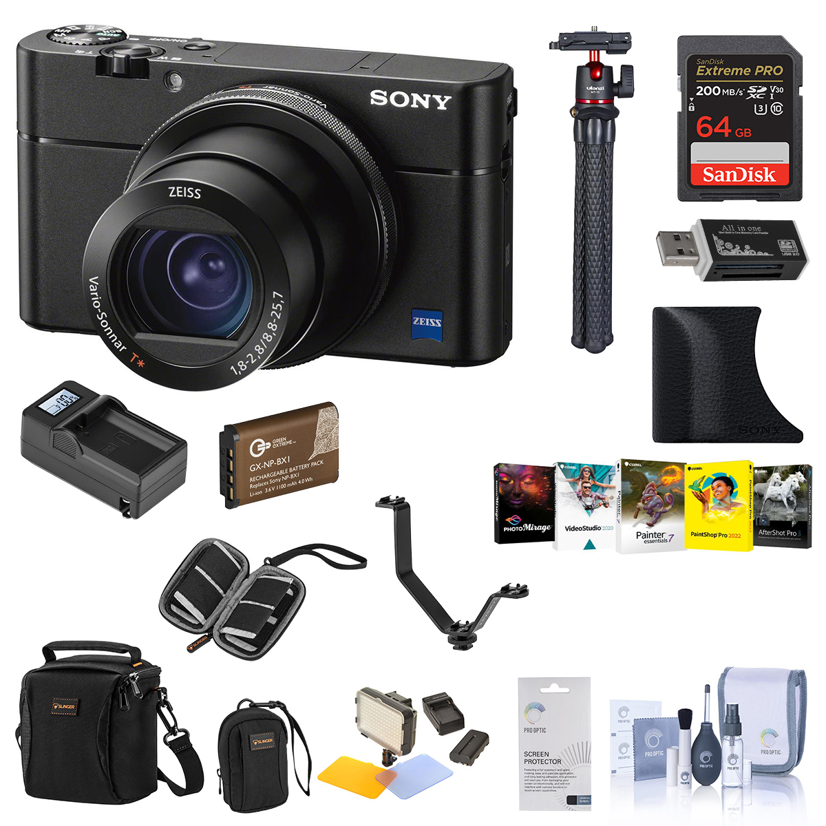 

Sony Cyber-shot DSC-RX100 VA Digital Camera With Premium Accessory Bundle