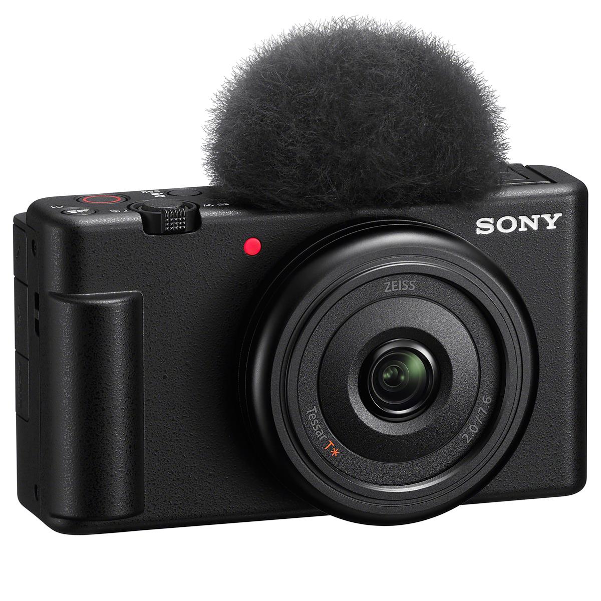 Sony ZV-1F Vlogging Camera, Black