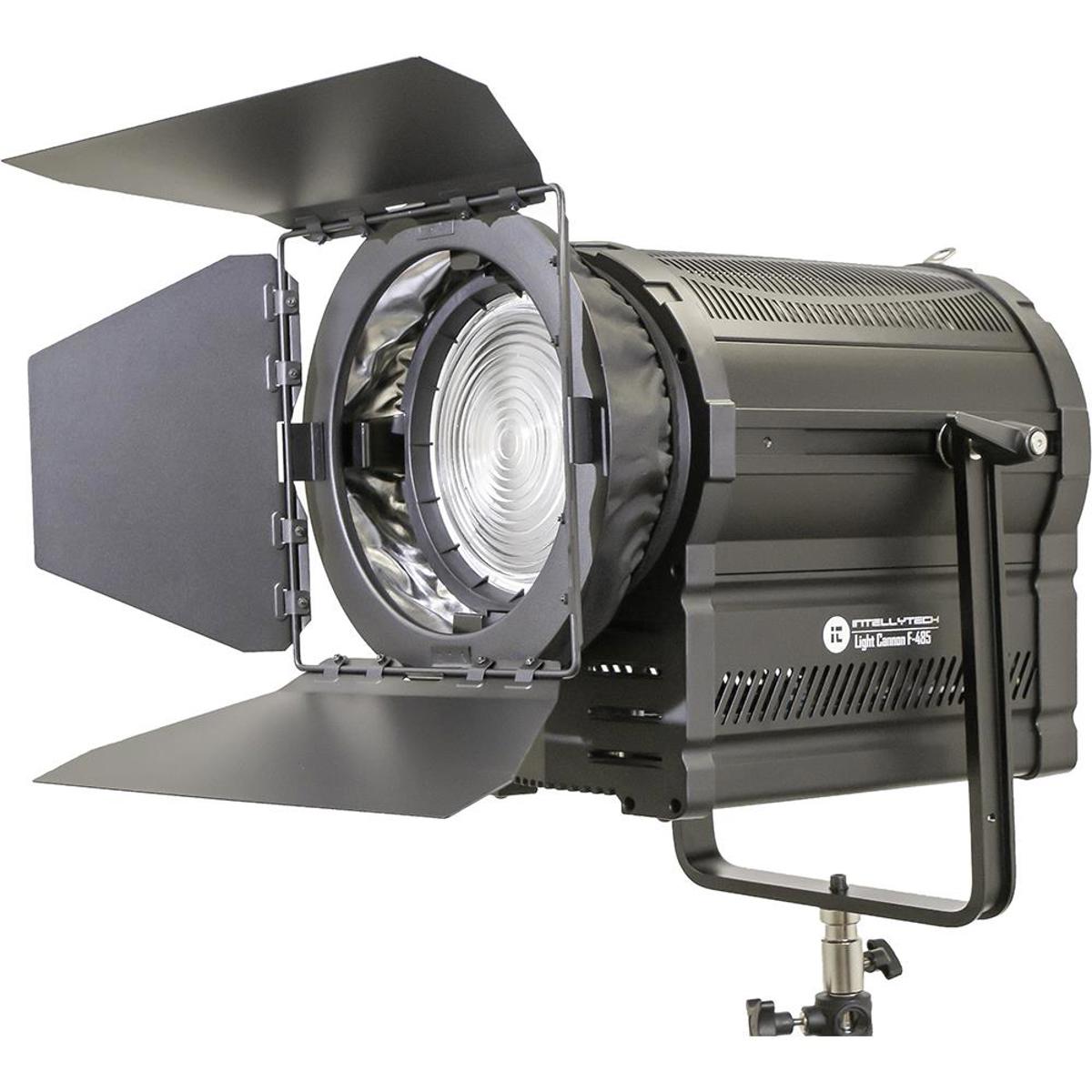 

Intellytech Light Cannon Kit with F-485 Bi-Color 485W LED Fresnel, Silver/Black