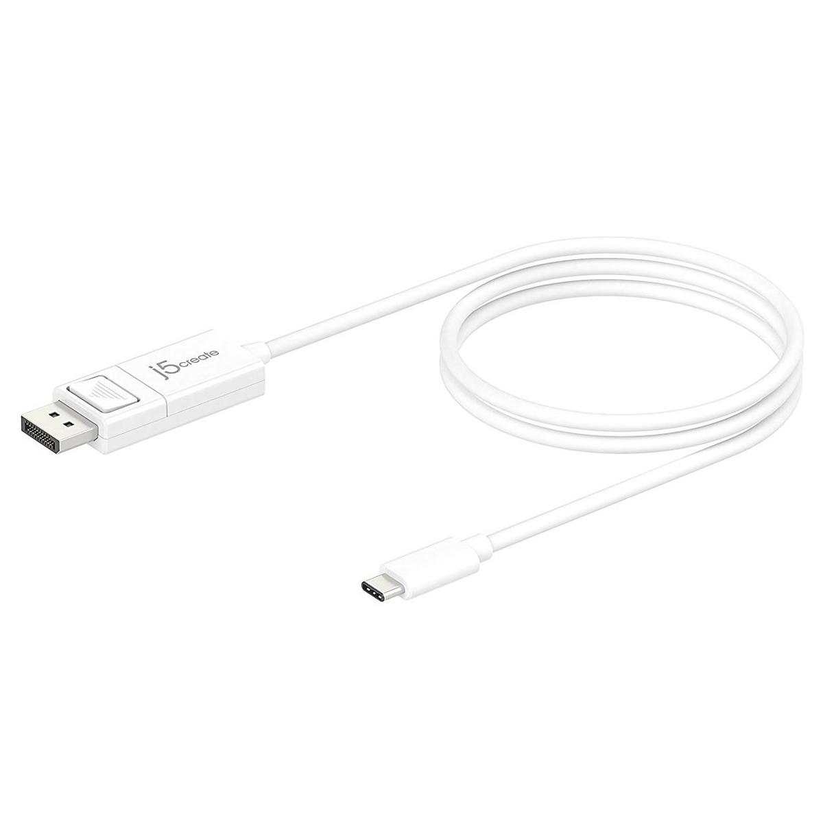 

J5 Create 4' USB Type-C Male to 4K DisplayPort Male Cable