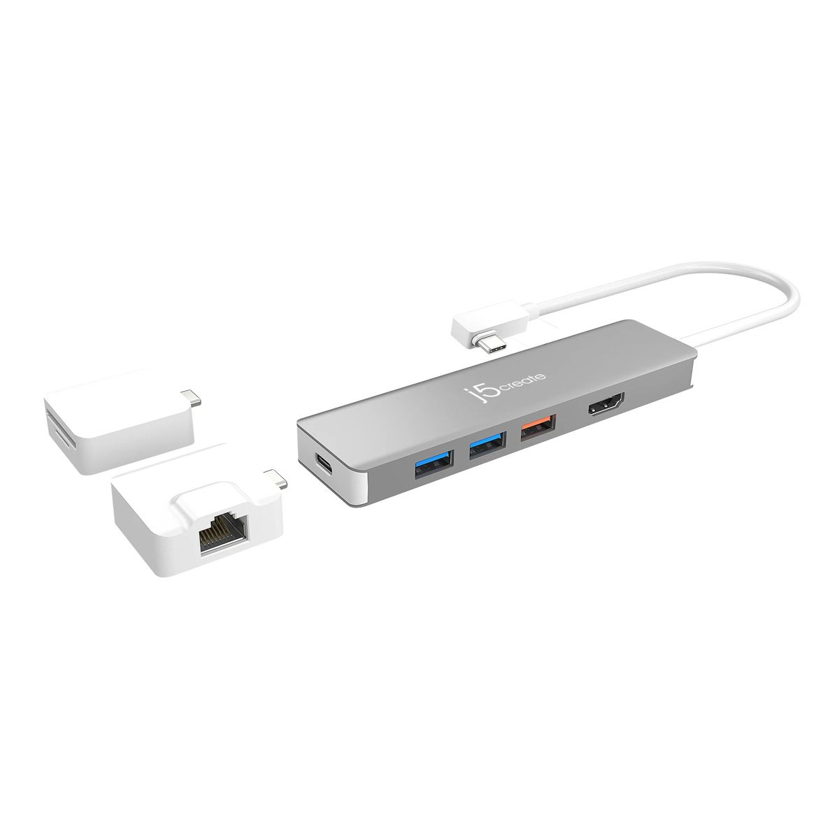 Image of J5 Create JCD375 USB-C Modular Multi-Adapter with 2 Kits