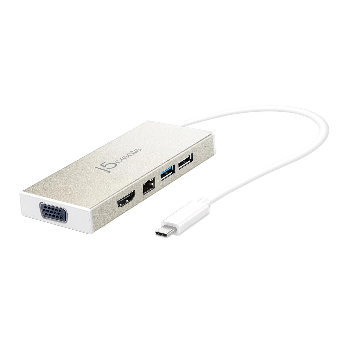Image of J5 Create JCD376 USB-C 3.1 Multiport Adapter with Power Delivery