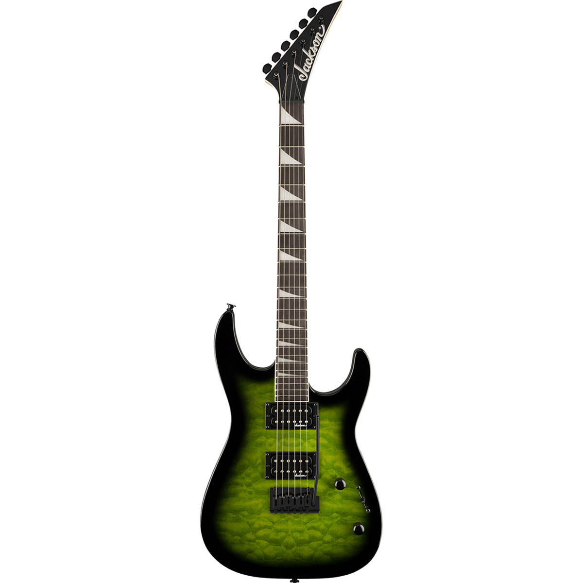

Jackson JS Series Dinky JS20 DKQ 2PT Electric Guitar Transparent Green Burst
