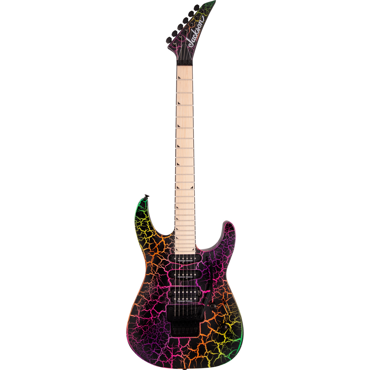 

Jackson SL3M Pro Soloist Electric Guitar, Maple Fingerboard, Rainbow Crackle