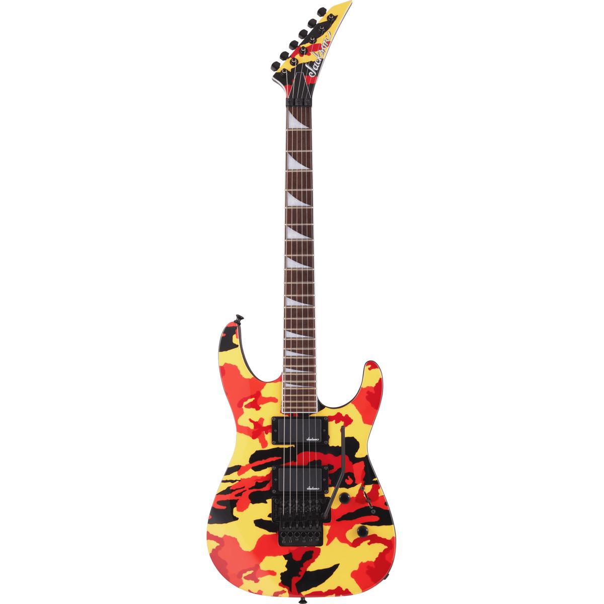 

Jackson X Series Soloist SLX DX Camo Electric Guitar, Laurel, Multi-Color Camo