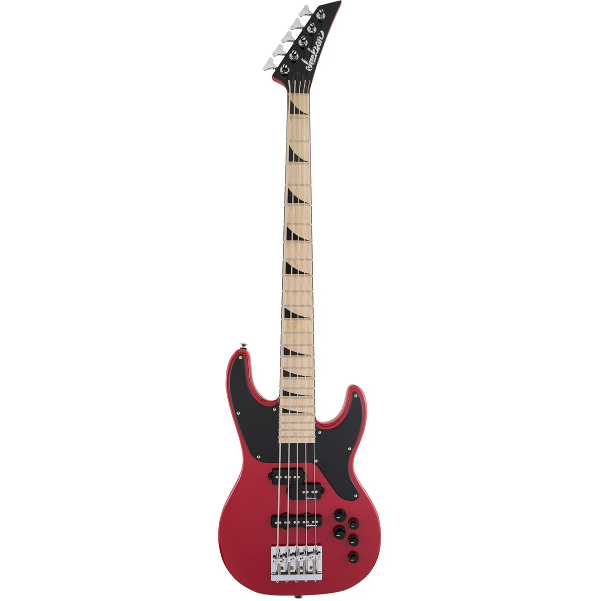 Jackson X Series Concert Bass CBXNTM V Electric Bass Guitar, Maple, Fiesta Red -  2916644673