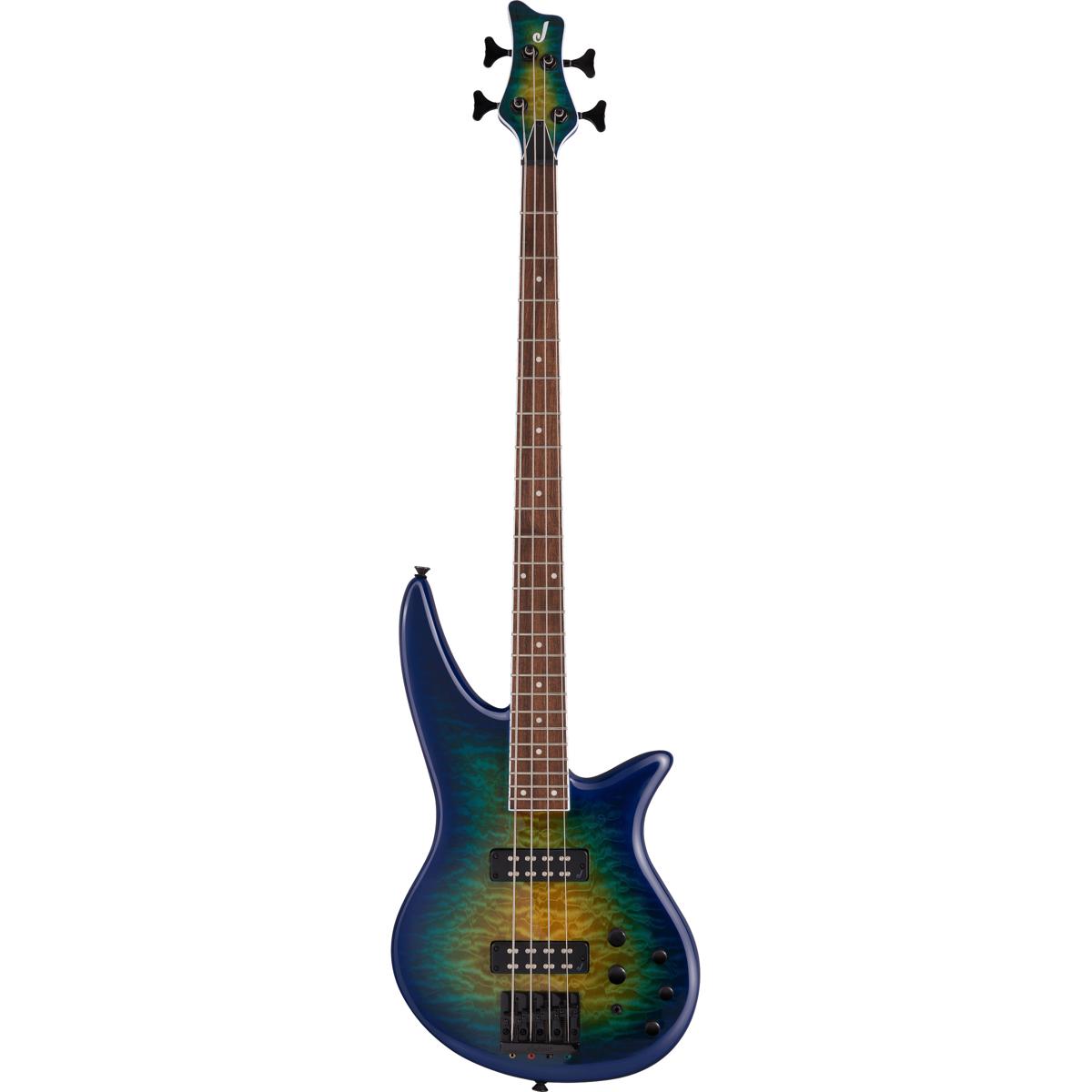 

Jackson X Series Spectra Bass SBXQ IV Electric Guitar, Laurel, Amber Blue Burst