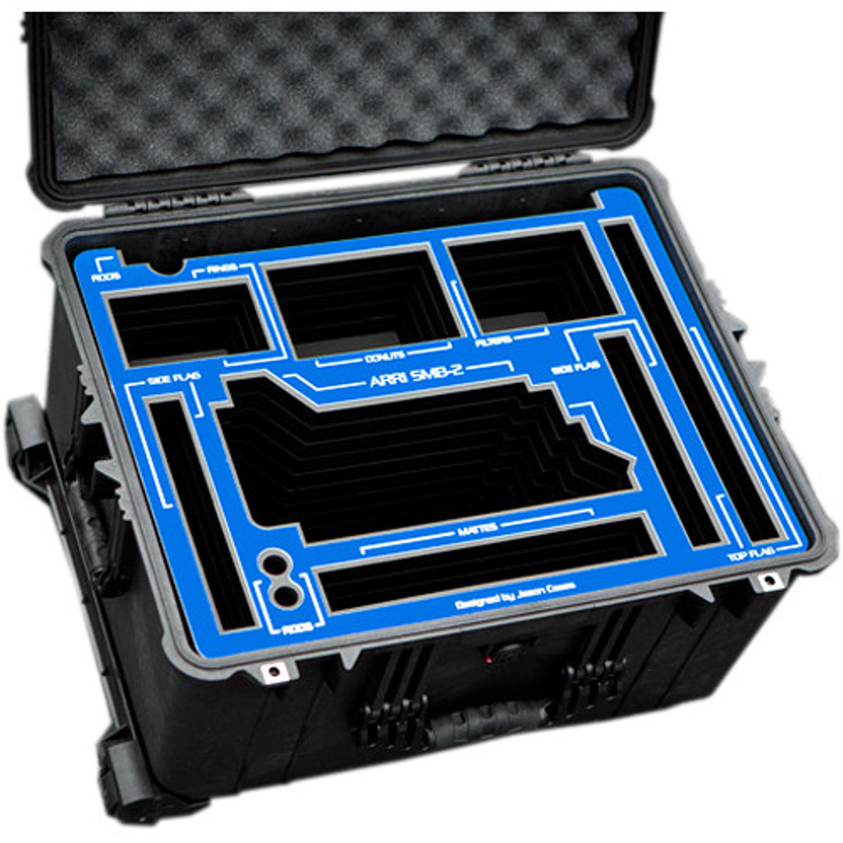 

Jason Cases Case with Foam for Arri SMB-2 Studio Mattebox, Blue Overlay