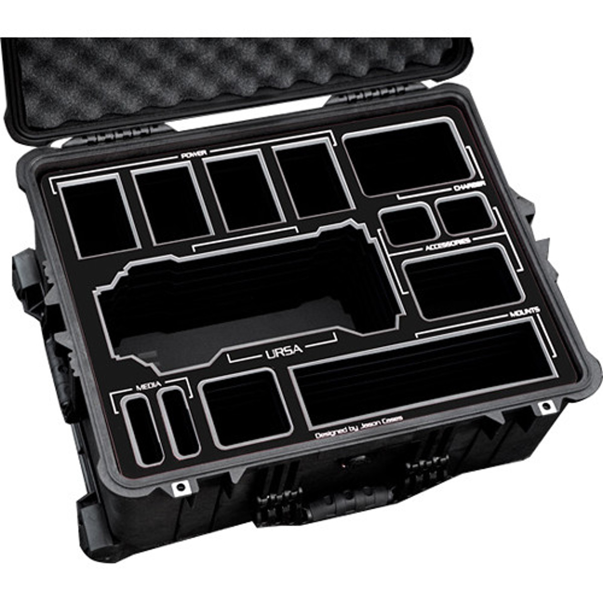 

Jason Cases Hard Travel Case for Blackmagic URSA Kit - (Black overlay)