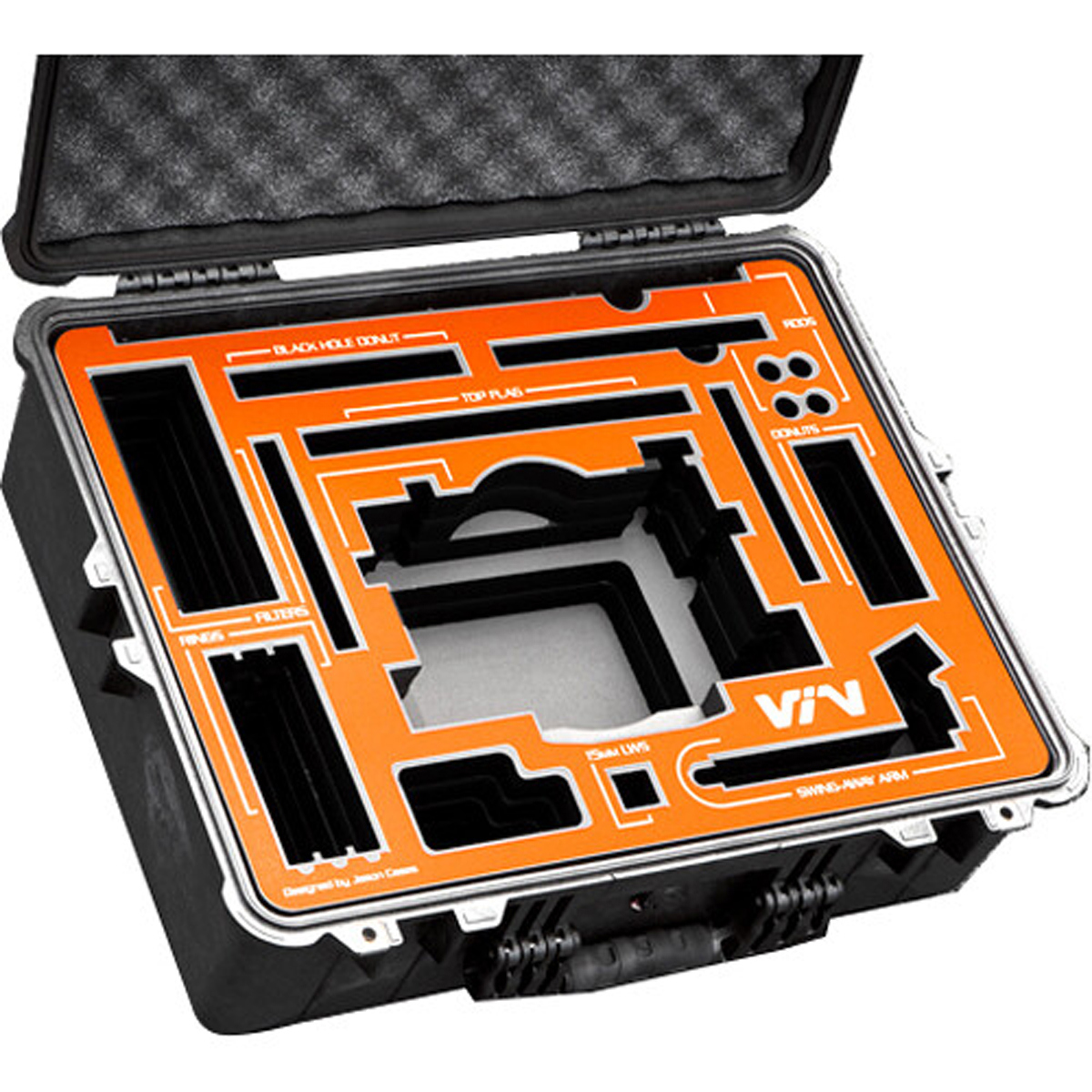 

Jason Cases Hard Case with Foam for Bright Tangerine VIV Mattebox & Sideflags