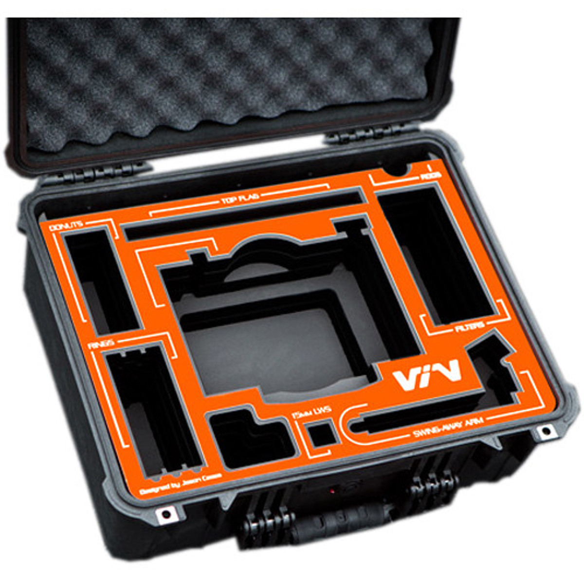 

Jason Cases Protective Case with Foam for Bright Tangerine VIV Mattebox