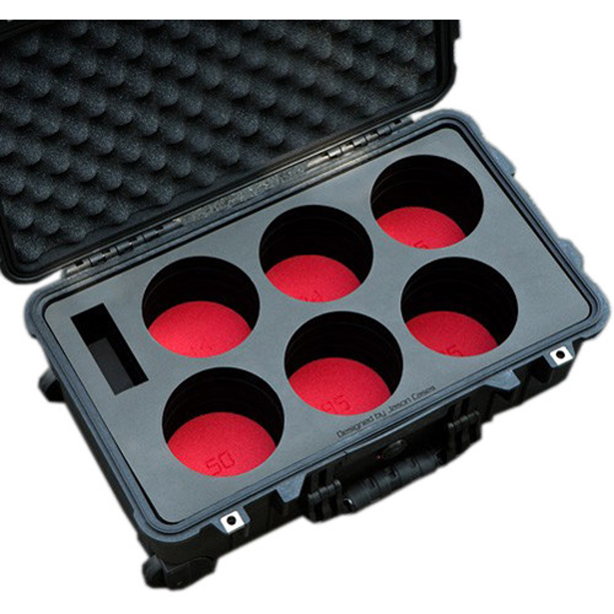 

Jason Cases Protective Case with Foam for Set of 6 Canon CN-E Lenses, Compact