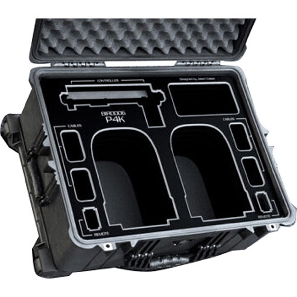 

Jason Cases Wheeled Hard Case w/Laser-Cut Foam for 2x BirdDog P4K Robos Camera