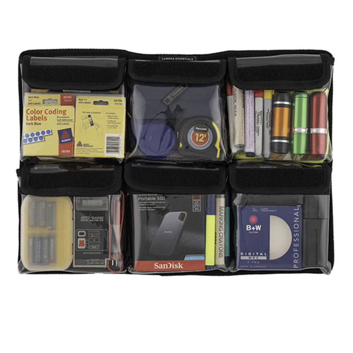 

Jason Cases Pelican 1550 / Storm iM2600 / iM2620 Lid Organizer, 6-Pockets