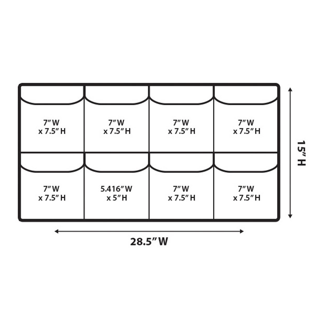 Jason Cases Pelican 1615 Lid Organizer, 8Pockets CE1615LO eBay