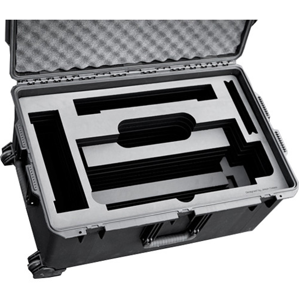 

Jason Cases Hard Travel Case with Foam and Wheels for Cineo HS2 Light, Black