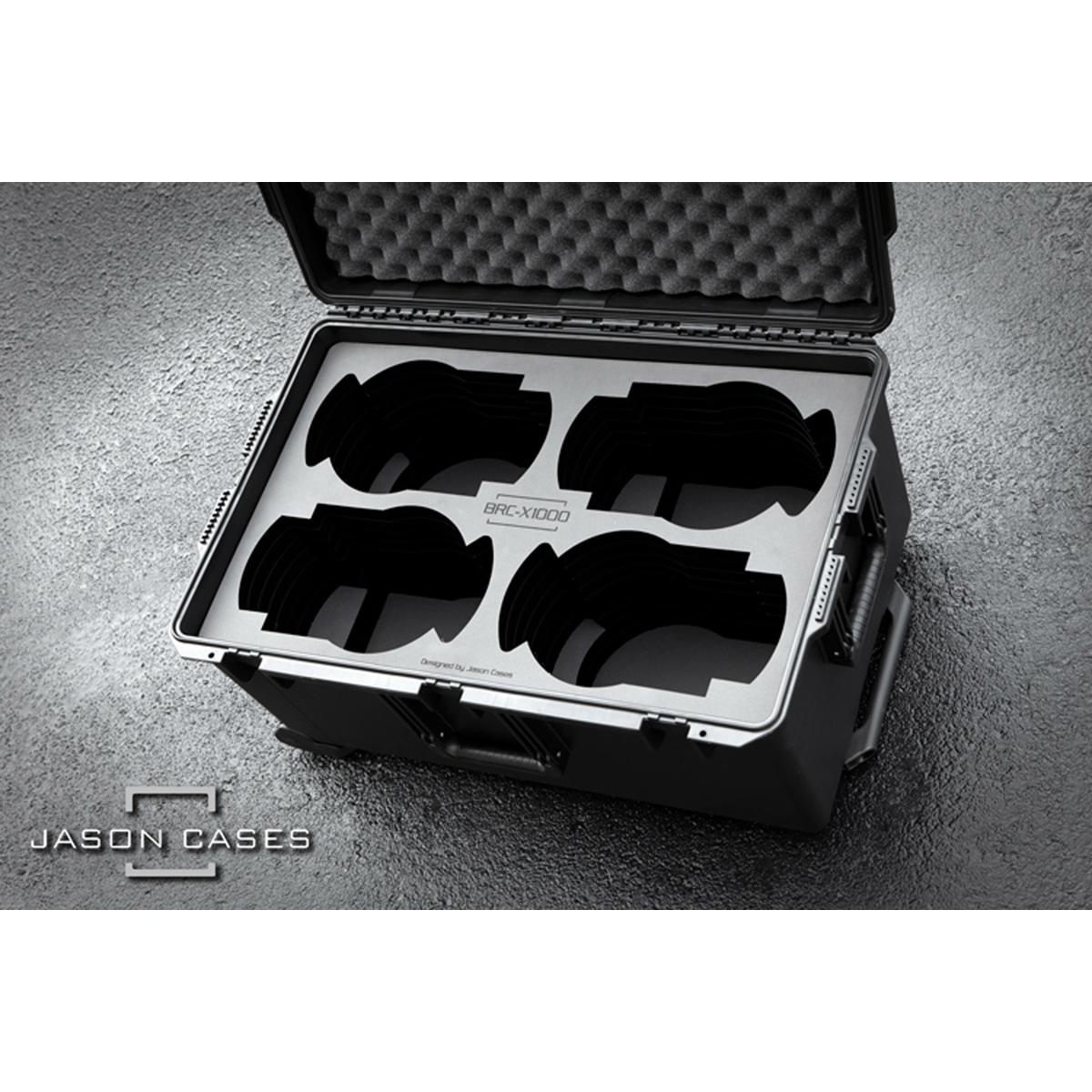 

Jason Cases Wheeled Hard Case with Foam for 4x Sony BRC-X1000 Robos Camera