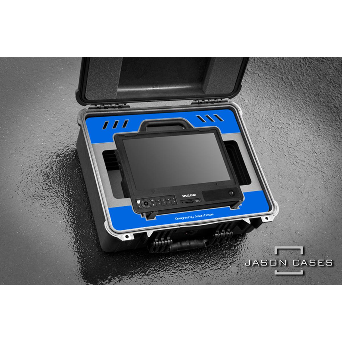 

Jason Cases Hard Case with Foam for SmallHD Cine 13" Monitor, Blue Overlay