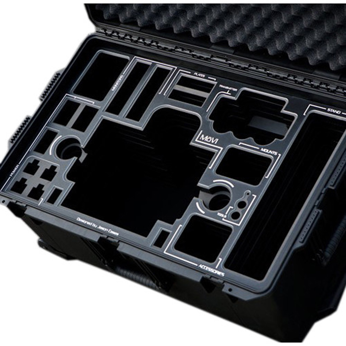 Jason Cases Pelican Case for Freefly MoVI M5 Gimbal & Accessories, Black Overlay -  FRM5BK