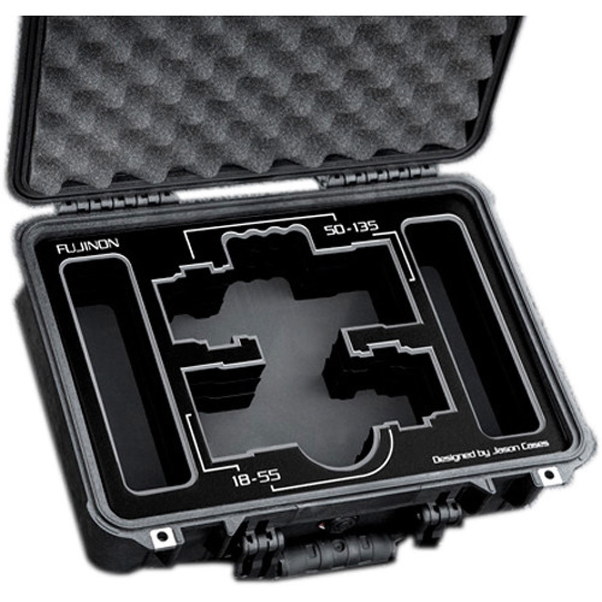 

Jason Cases Hard Case w/Laser-Cut Foam for Fujinon MK18-55mm & MK50-135mm Lenses