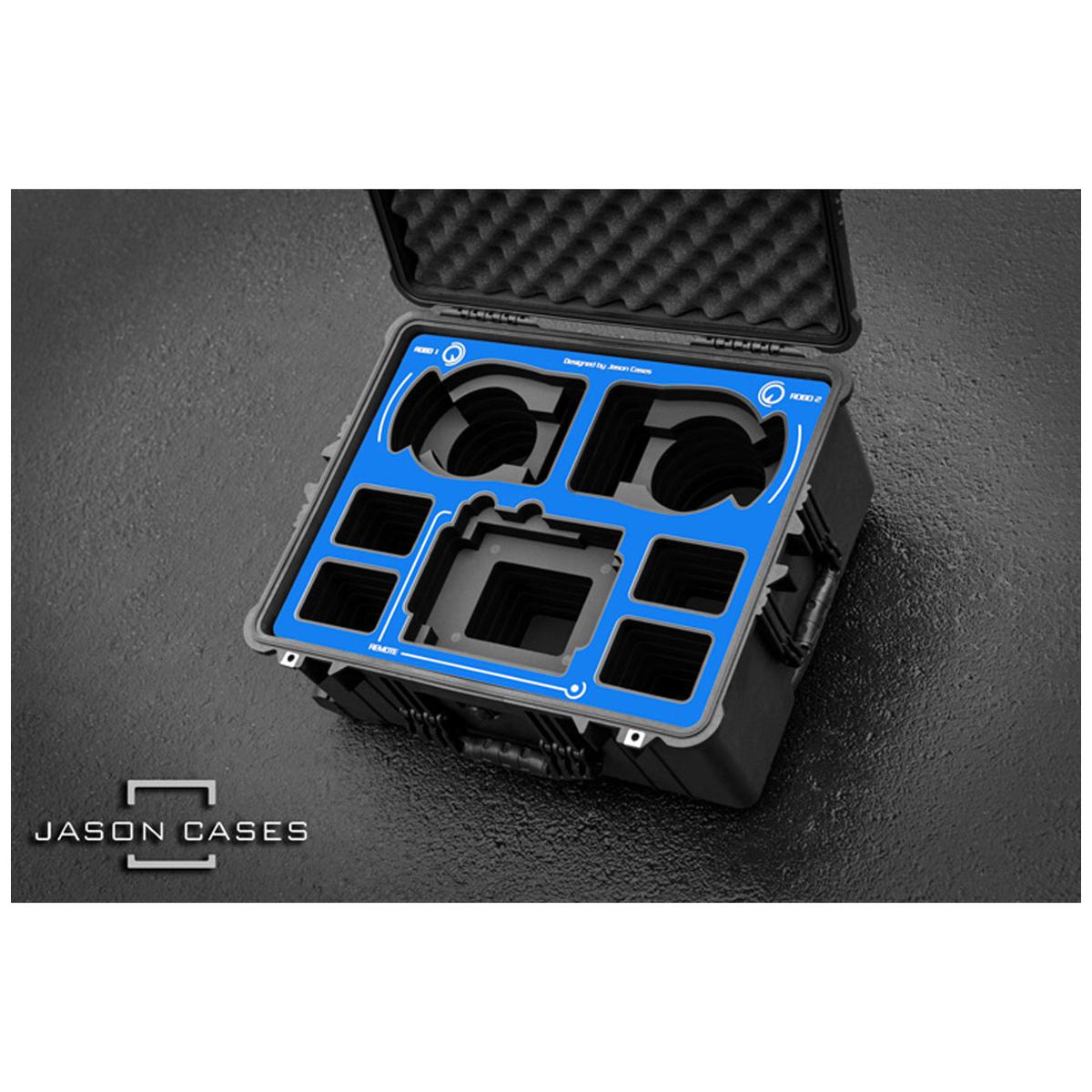 

Jason Cases Hard Case with Laser-Cut Foam for Panasonic HN40 Robos, Blue Overlay