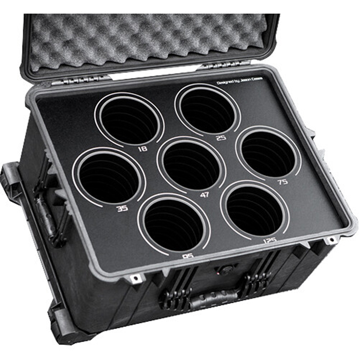 

Jason Cases Hard Case with Laser-Cut Foam for 7x Arri Signature Prime Lenses