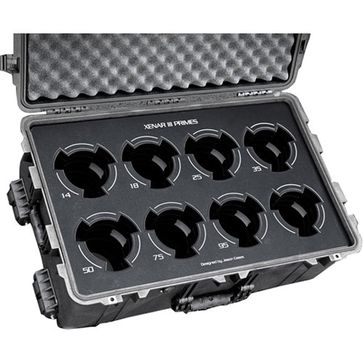 

Jason Cases Case for Schneider Xenar III 8-Lens, Black Overlay