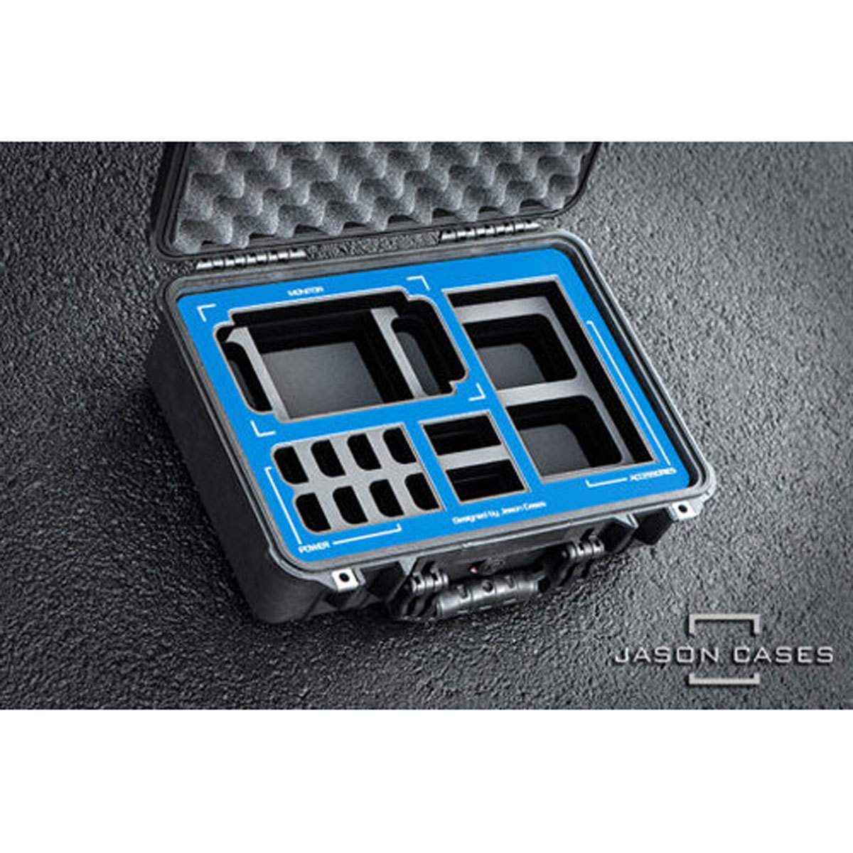 

Jason Cases Hard Case w/Laser-Cut Foam for SmallHD 702 Monitor, Blue