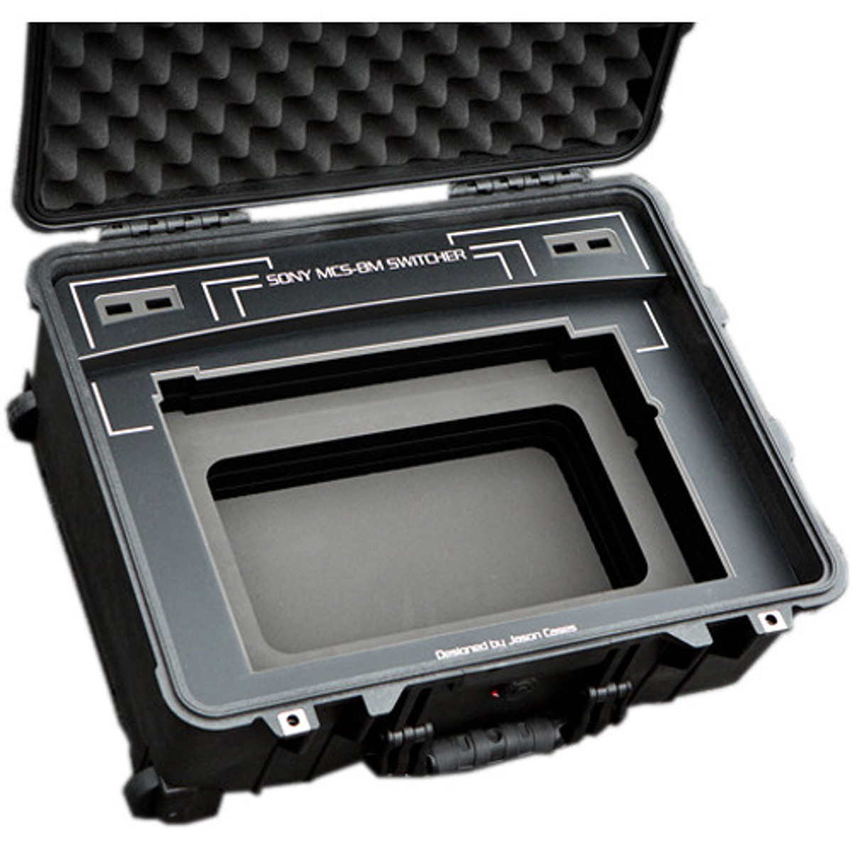 

Jason Cases Hard Travel Case with Laser-Cut Foam for Sony MCS-8M Switcher, Black