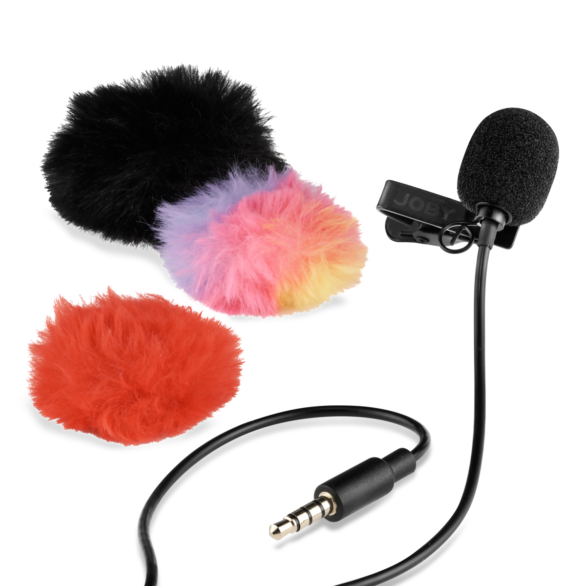 

JOBY Wavo Lav Mobile Compact Omnidirectional Lavalier Microphone, Black