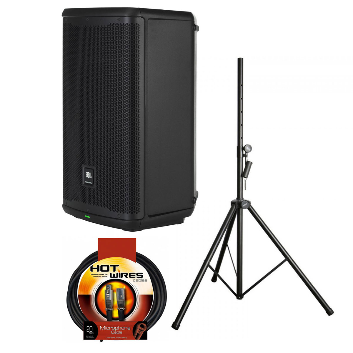 

JBL EON710 10" 1300W Powered Portable PA Speaker (Bluetooth) with Stand, Cable