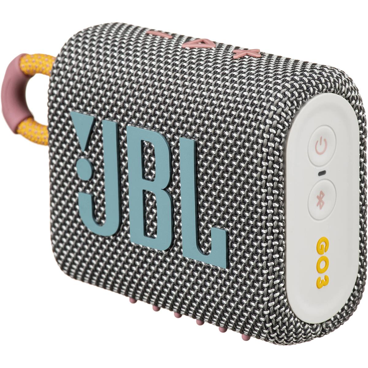 Image of JBL Go 3 Waterproof Portable Bluetooth Speaker Gray