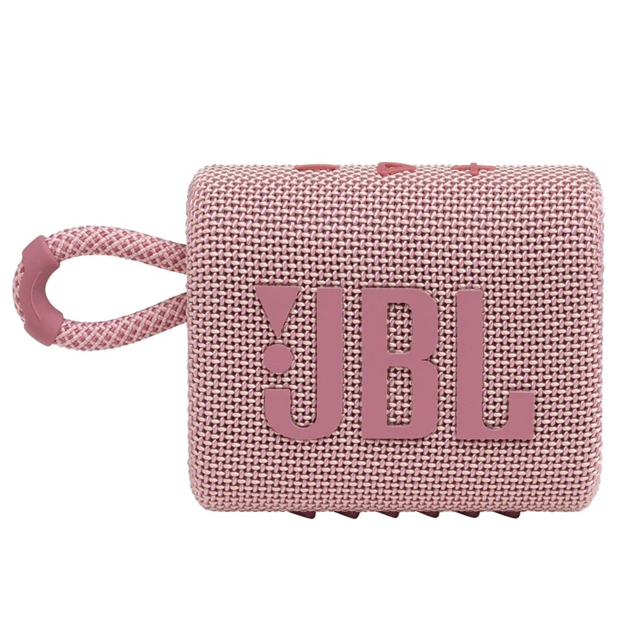Image of JBL Go 3 Waterproof Portable Bluetooth Speaker Pink